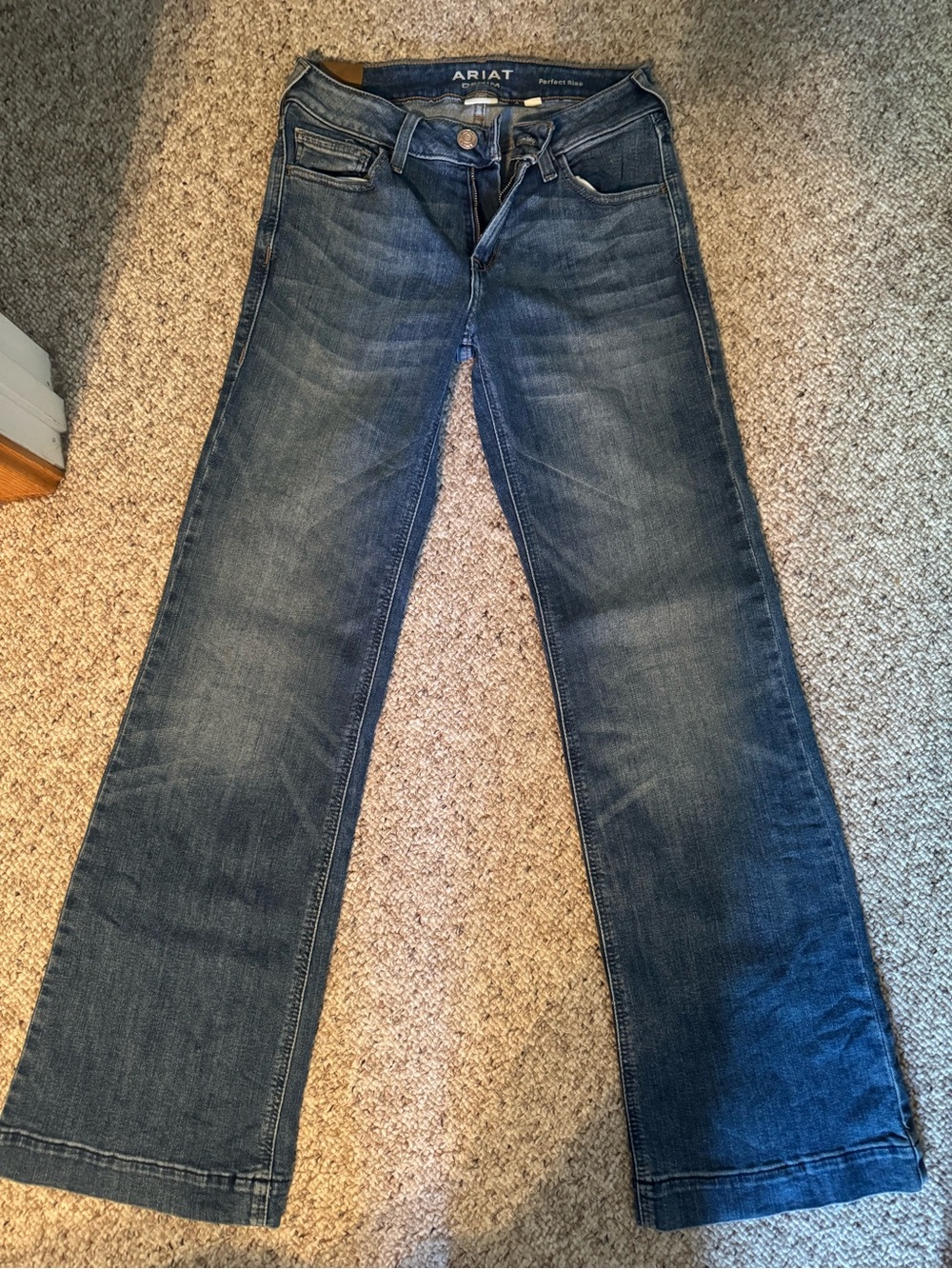 Ariat Women's Dark Blue Trouser Jeans